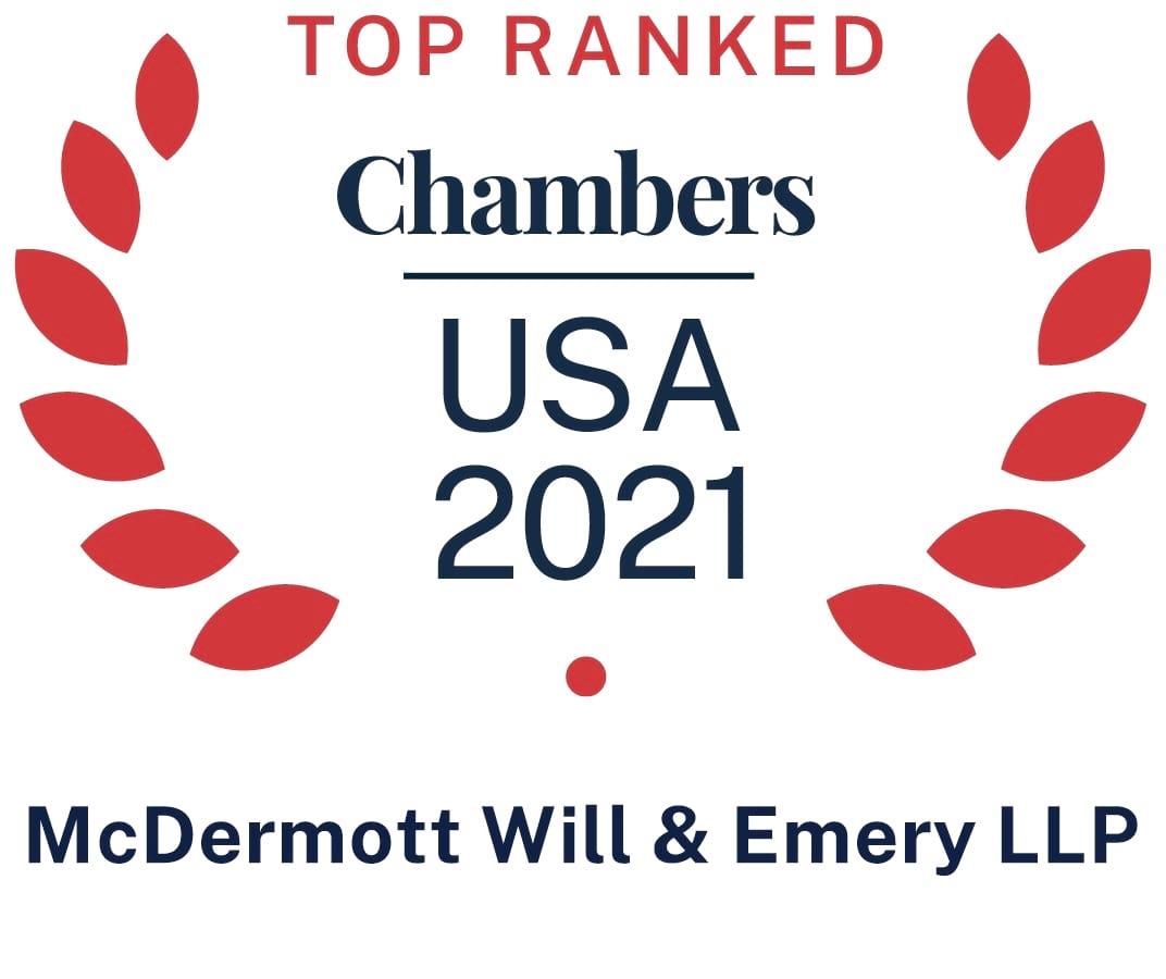 Chambers 2021 Top Ranked